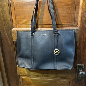 Michael Kors Black Leather Tote